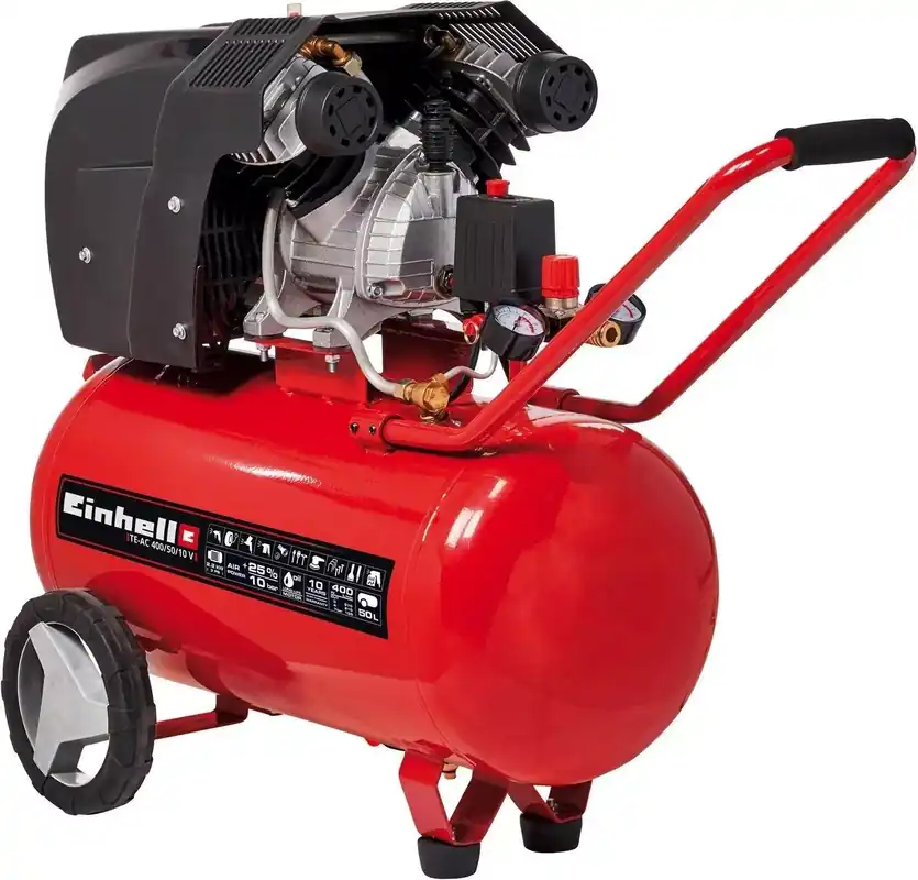 Einhell TE-AC 400/50/10 V Test Kolbenkompressor | Kostenlose Rückgabe