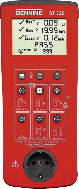 Begrenztes Angebot | Benning ST-725 Installationstester