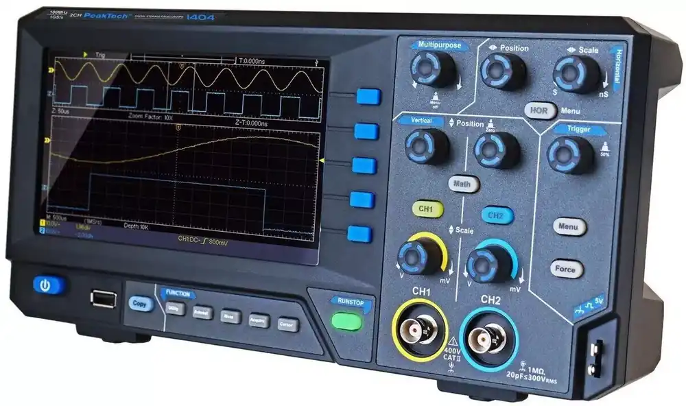 PeakTech P 1404 Digital-Oszilloskop - Neuheit