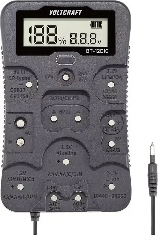 Aktion - Voltcraft BT-12DIG (VC-14340820) Batterietester