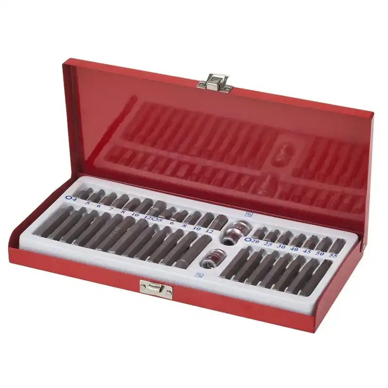 Sehr gut bewertet | Torx bitsatz 40-teilig - Torx bits lang inkl. 2 x Bithalter