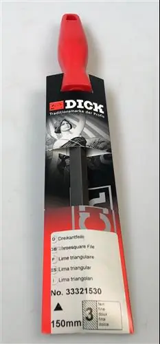 Dreikant Feile Dick. fein, Hieb 3, 150 mm mit Heft | Bestseller