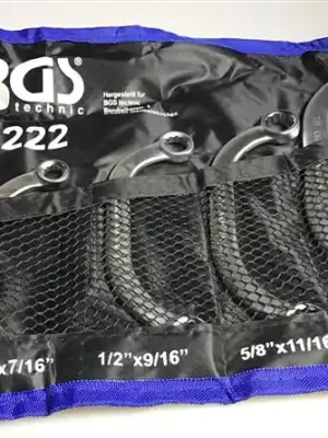 Auf Lager - Starter- und Blockschlüssel Satz, Zoll, 1/4" - 7/8", 5 tlg