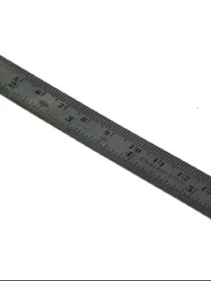 Kundenfavorit - Stahlmaßstab 150 mm, Abmessungen 150x17x0,55 mm