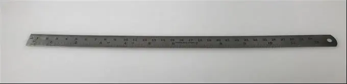 Stahlmaßstab flexibel 300 mm, Abmessungen 300 x 13x 0,50 mm - Einfache Rückgabe