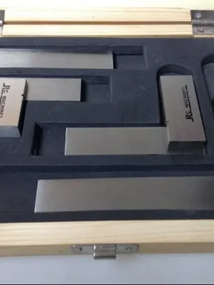 4-tlg. Anschlagwinkelsatz 90° 25 / 50 / 75 / 100 mm - Qualitätsprodukt