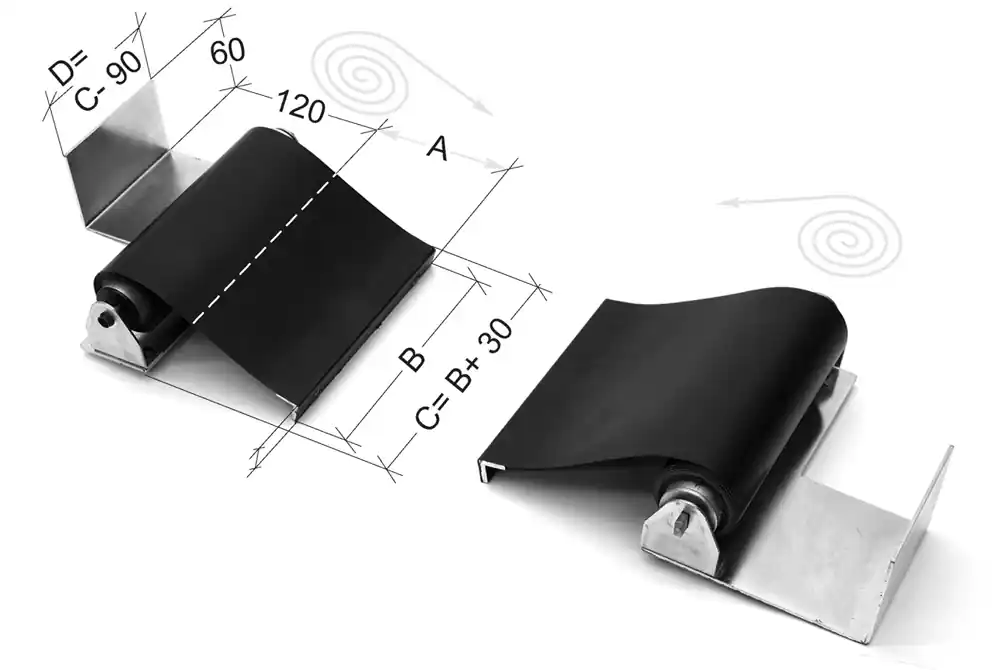 Ausziehbare Spindelabdeckung, (2 x) 1500 mm - Meistverkauft