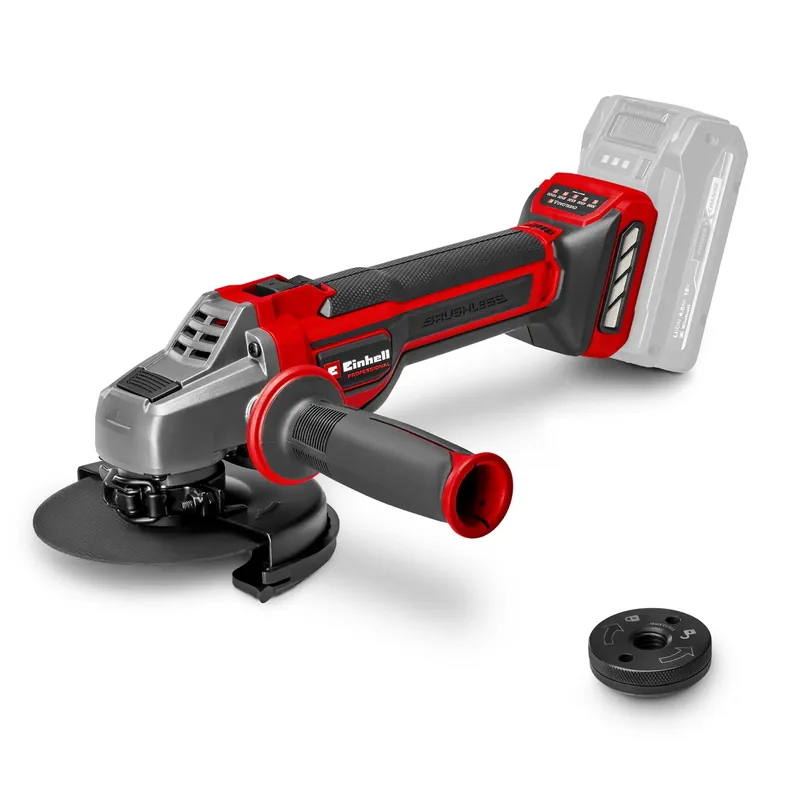 Einhell Professional Akku-Winkelschleifer TP-AG 18/125 CE Q Li Solo 18 V - Geprüfte Qualität
