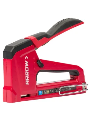 Bestpreis | Arrow Handtacker T50 RED2 Profi für Flachdrahtklammern & Nägel