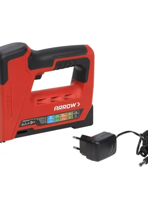 Arrow Akku-Handtacker ET501C 5 in 1 für Klammern, Kabelklammern & Nägel | Zertifiziert