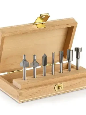 Verfügbar - Dremel Fräser-Set 660 7-teilig mit Holzbox
