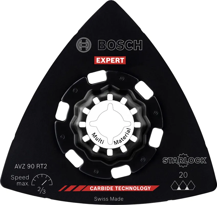 Hohe Qualität | Bosch Expert Schleifplatte Starlock AVZ 90 RT2 90 mm