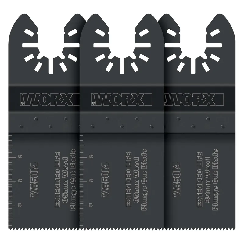 Mega-Angebot - Worx 1 3/8 Endcut Universal Sägeblatt WA5014.3 3 Stück