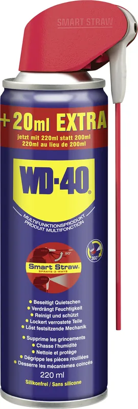 WD40 Multifunktionsprodukt Smart Straw 200+20ml - Begrenzte Stückzahl