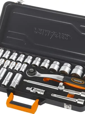 Wochenendangebot - Primaster Mechaniker-Steckschlüssel-Set ST28 28-teilig 1/2"