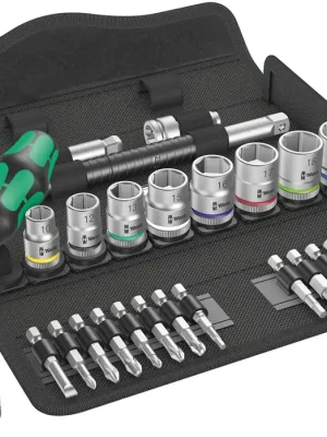 Kundenliebling - Wera Speed-Knarrensatz 8100 SB 6 Zyklop 3/8"-Antrieb metrisch 29-teilig