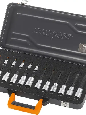 Bewährte Qualität - Primaster Mechaniker-Bit-Steckschlüssel-Set STB18 18-teilig 1/4" & 1/2"