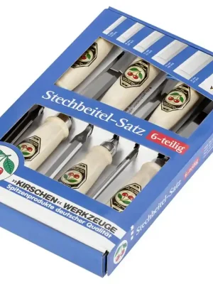 Neu im Sortiment - Kirschen Stechbeitel-Satz 6-teilig