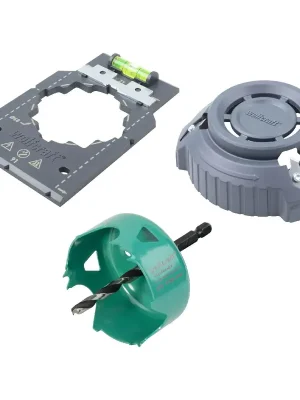 Wolfcraft Steckdosen-Installationsset Geling-Set | Bewährte Qualität
