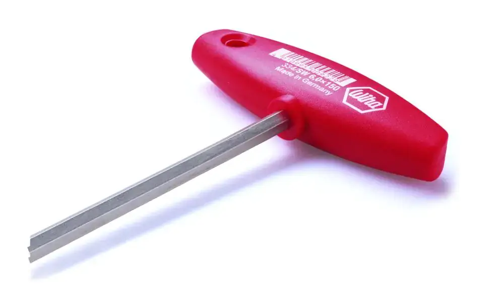 Angebot | Wiha Quergriff-Stiftschlüssel Sechskant 3 x 150 mm Chrom-Vanadium-Stahl