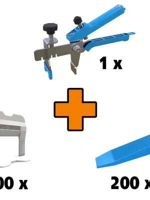 System Leveling Fliesen-Nivelliersystem Set M Fugenbreite 3 mm | Nur noch kurze Zeit