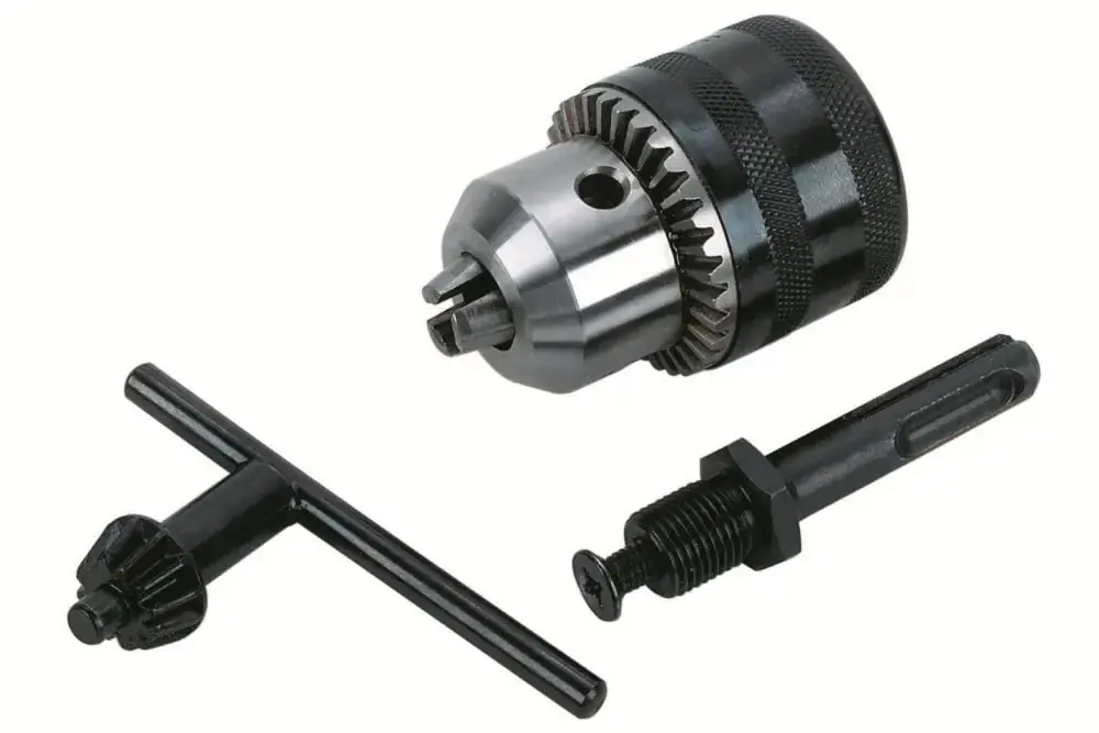 Reduziert - Wolfcraft SDS-Plus Set Bohrfutter Bohrfutterschlüssel Bohrfutter-Adapter