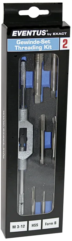 Exact Gewinde-Set Eventus 2 EB M3-M12 HSS Form B Kit 2 SB - Sparangebot