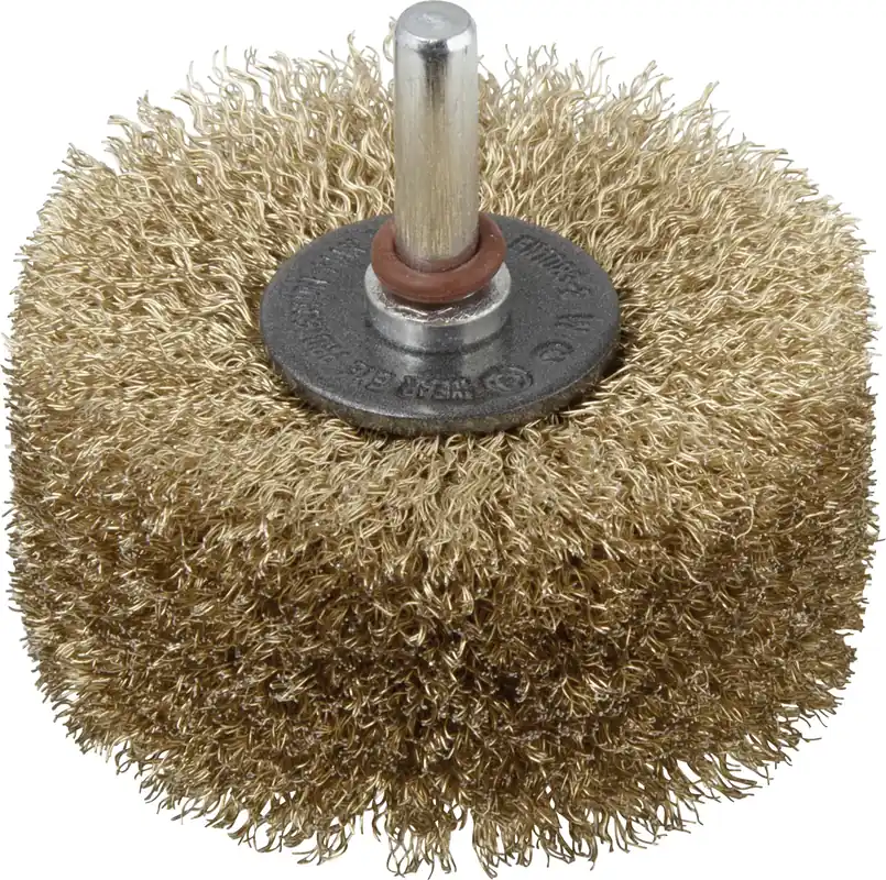 Schnell zugreifen | Wolfcraft Strukturbürste Ø 80 mm Schaft 8 mm Holz