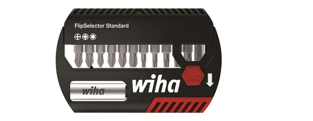 Geprüfte Qualität | Wiha Bit-Set Flip Selector 13-teilig mit Gürtelclip