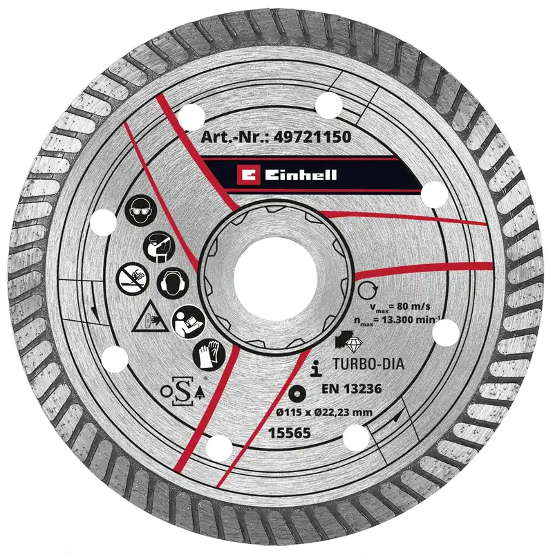 Preisnachlass - Einhell Diamant-Trennscheibe für Fliesenschneider und Winkelschleifer 115 x 1,4 mm