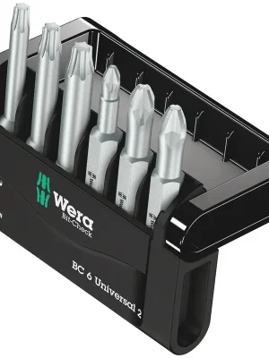 Ausverkauf - Wera Bit-Set Bit-Check 6 Universal 2 SB 6-teilig