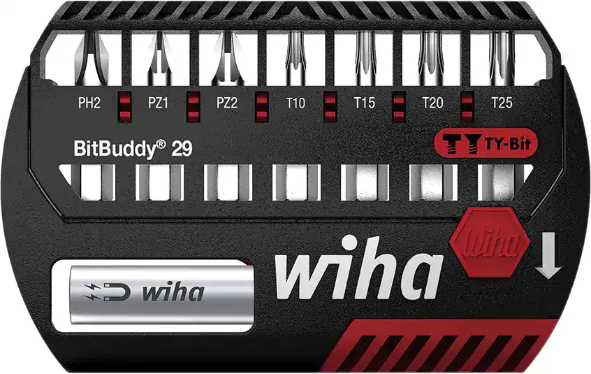Letzte Stücke | Wiha Bit-Set Phillips Pozidriv TX 8-teilig TY-Bit