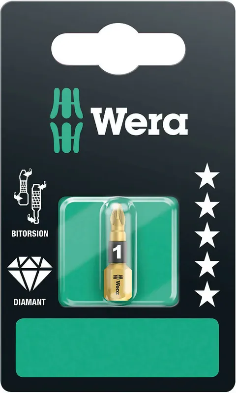 Hochwertig | Wera Bit 855/1 BDC SB PZ 1 mm