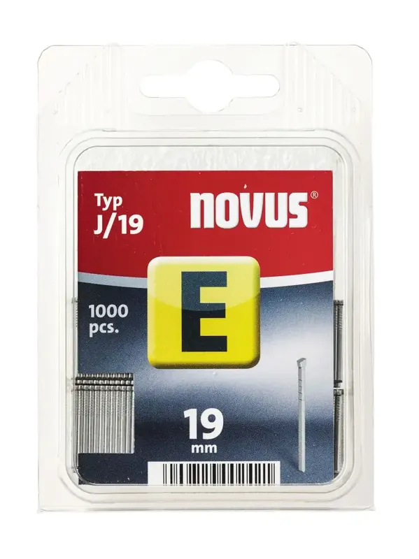 Novus Tackernägel Typ E J 19 mm 1000 Stück - Ausverkauf