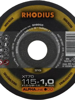 Super-Preis | Rhodius Trennscheibe extradünn XT70 Ø 115 mm Bohrung 22,23 mm