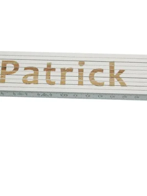 Herstellerpreis - Zollstock Patrick 2 m weiß