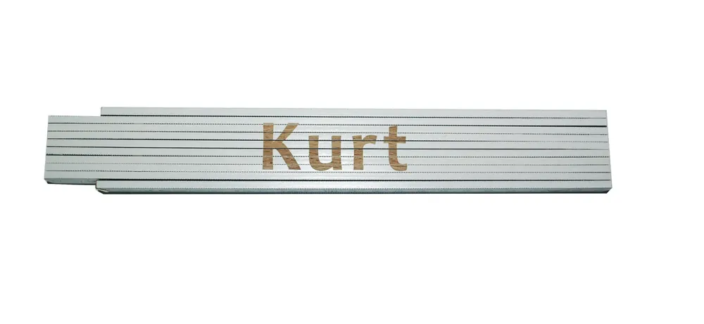 Zollstock Kurt 2 m weiß | Reduziert