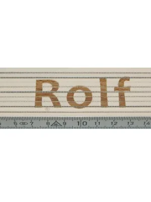 Knallerpreis | Zollstock Rolf 2 m weiß