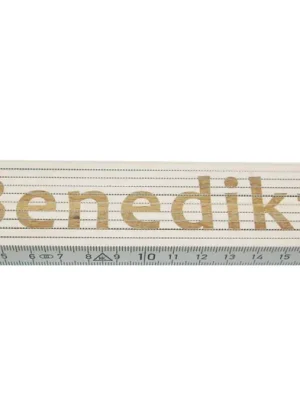 Sehr beliebt - Zollstock Benedikt 2 m weiß