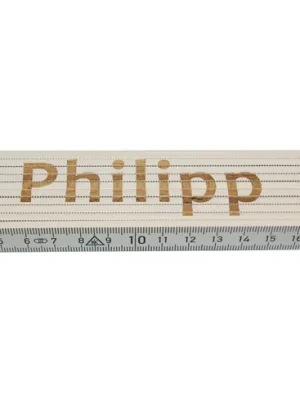 Endet bald - Zollstock Philipp 2 m weiß