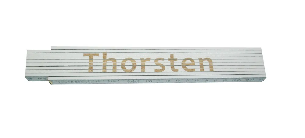 Zollstock Thorsten 2 m weiß - Extra sparen