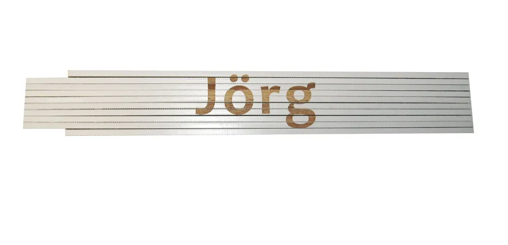 Zollstock Jörg 2 m weiß | Preiswert