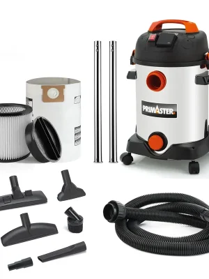 Topseller - Primaster Nass-Trockensauger Pro 25 SI 1800 W 25 L Edelstahlbehälter