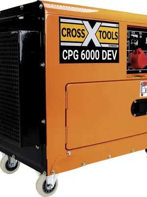 Cross Tools Diesel-Stromerzeuger CPG6000DEV 6300 W - Top-Qualität
