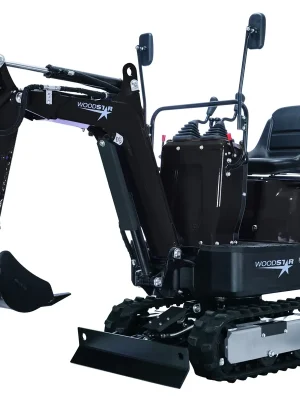 Reduziert - Woodster Mini-Bagger WMB800 mit 69 cm Spurbreite 8,5 PS