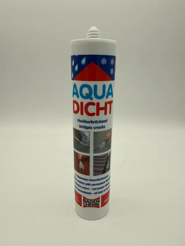 Aqua Dicht 300 ml - streichbare, elastische Reparatur Dichtmasse, Farbe Grau | Vorteilspreis