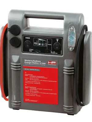 Powerpack 900 A - 15 AH - 12 Volt - 3 in 1 - Starthilfe - Arbeitsleuchte - Energie-Station | Neues Produkt