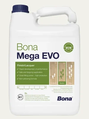 Wochenendangebot - BONA Mega EVO 1K-Wasserlack 5 Liter
