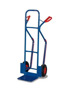 Sackkarre 250 kg, Stahlrohr, mit Luftbereifung - Rabatt