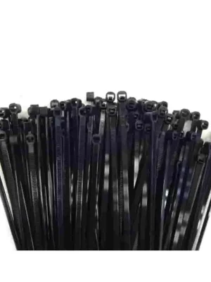 100 Kabelbinder 370x4,8mm schwarz UV-beständig PA6.6 - Bestpreis